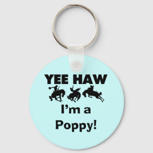 Porte-clés Yee Haw Je suis un T-shirts et cadeaux Poppy