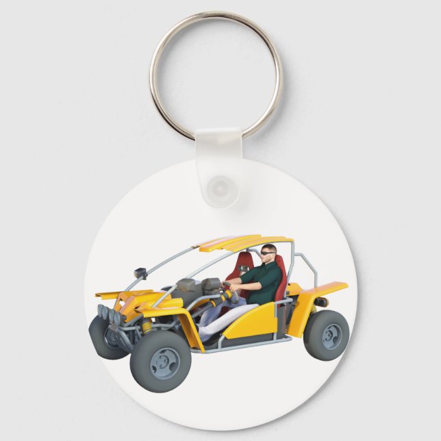 Porte-clés Yellow Dune Buggy (Recto)