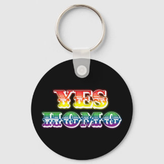 Porte-clés Yes Homo Keychain