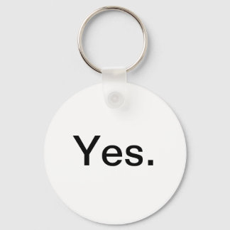 Porte-clés Yes Keychain