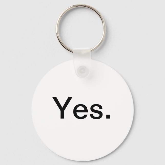 Porte-clés Yes Keychain (Recto)
