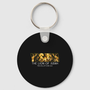 Porte-clés Yeshua Lion de Juda Jésus Religieux Chrétien Rev
