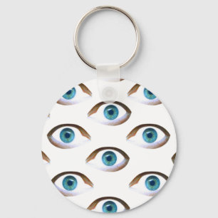Porte-clés yeux bleus