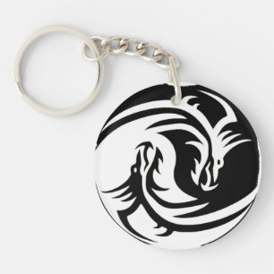 Porte-clés Yin et yang