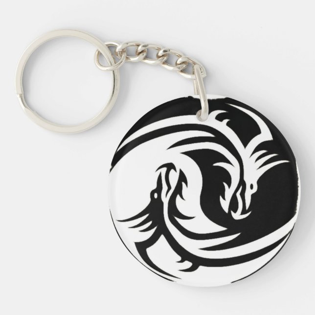 Porte-clés Yin et yang (Devant)