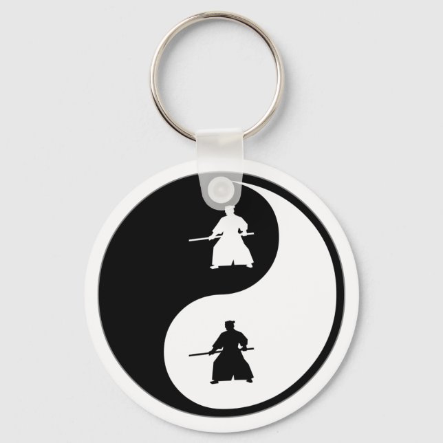 Porte-clés Yin Yang Aikido (Recto)