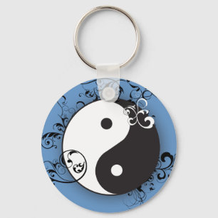 Porte-clés Yin-Yang avec défilement
