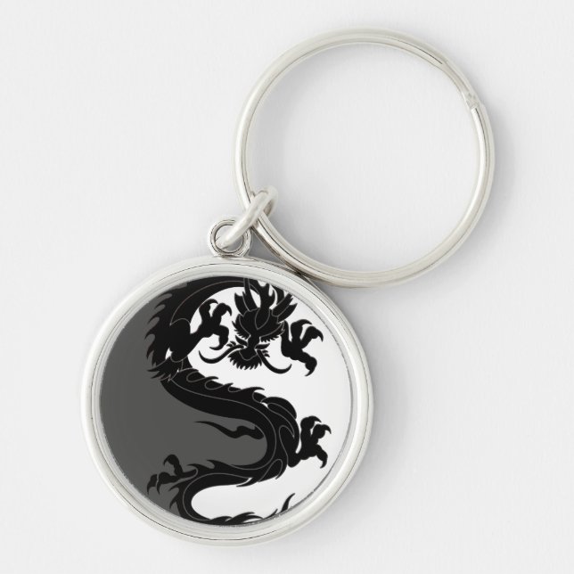 Porte-clés Yin Yang Dragon (Devant)