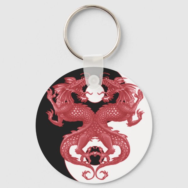 Porte-clés Yin Yang Dragon 3 (Recto)