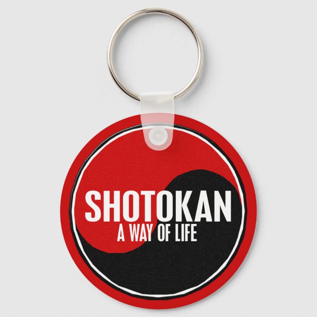Porte-clés Yin Yang Shotokan 1 (Recto)