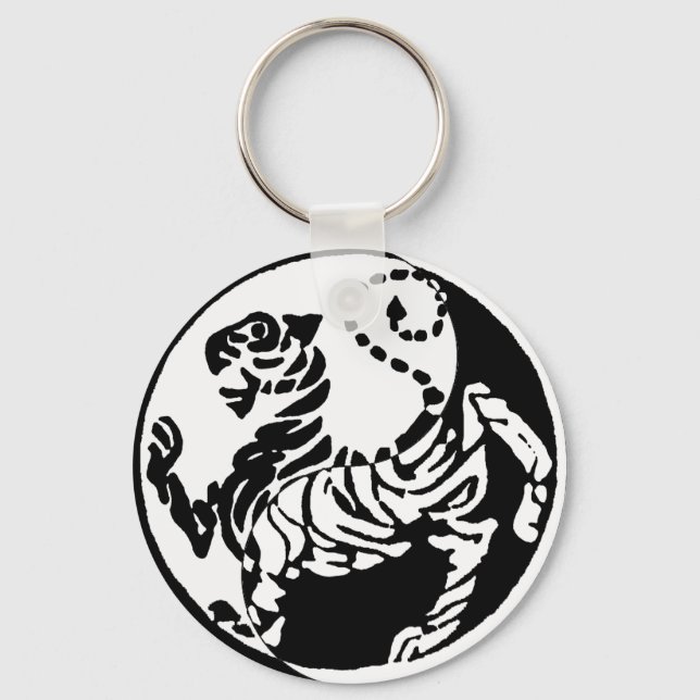 PORTE-CLÉS YIN YANG SHOTOKAN TIGER (Recto)