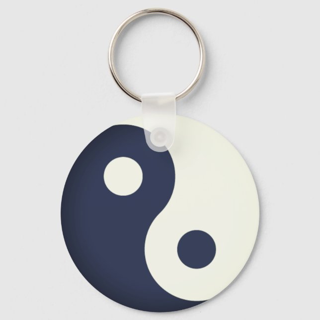 Porte-clés Yin-Yang simple (Recto)