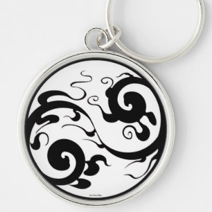 Porte-clés Yin Yang Swirl Porte - clé