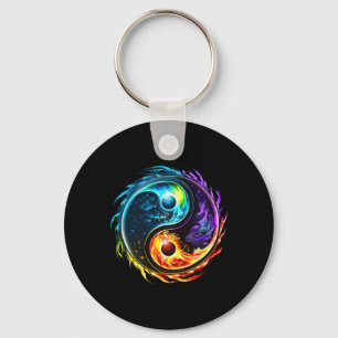 Porte-clés Yin Yang, Taoïsme, Tai Chi, Qi Gong, Polarité, Dua
