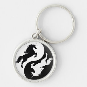 Porte-clés Yin Yang Unicorn Porte - clé