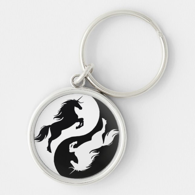 Porte-clés Yin Yang Unicorn Porte - clé (Devant)