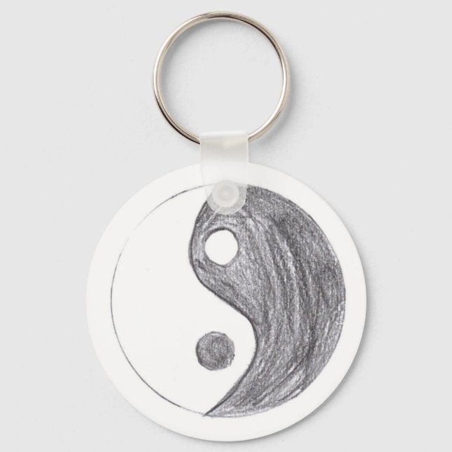 Porte-clés ying yang (Recto)