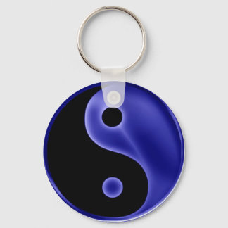 Porte-clés YingYang-bleu
