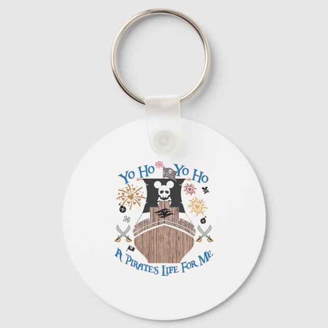 Porte-clés Yo Ho Pirate Cruise A Pirate's Life For Me Family  (Recto)