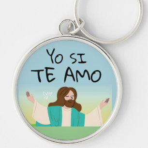 PORTE-CLÉS YO SI TE AMO, JÉSUS