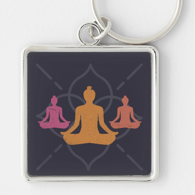 Porte-clés Yoga (Devant)
