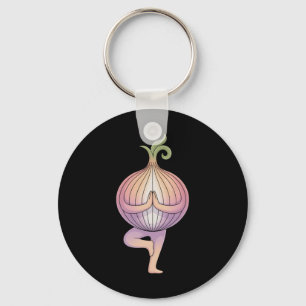 Porte-clés Yoga à l'oignon