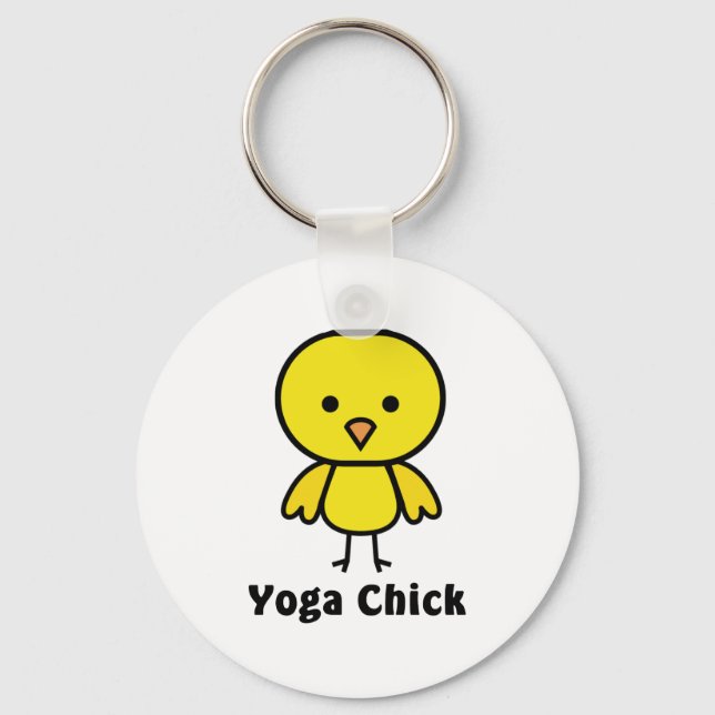 Porte-clés Yoga chick (Recto)