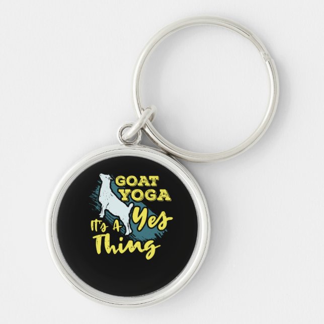Porte-clés Yoga Goat Goatyoga (Devant)