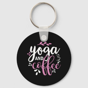 Porte-clés Yoga Lover Yoga Et Café