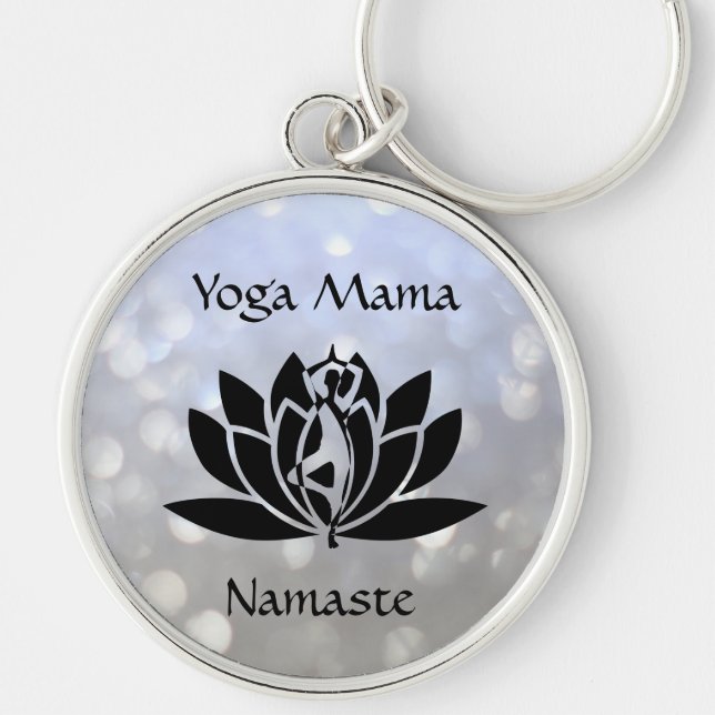 Porte-clés Yoga Mama (Devant)