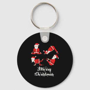 Porte-clés Yoga Noël Fitness