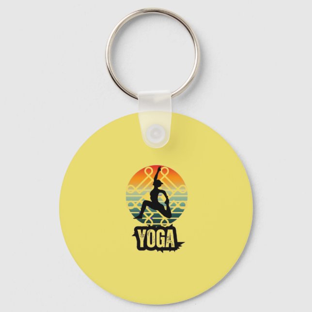 Porte-clés Yoga, Paix intérieure (Recto)