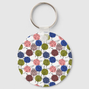 Porte-clés Yoga pose motif Yoga sans couture motif 34