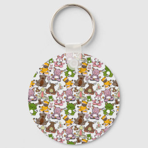 Porte-clés Yoga pose motif   Yoga sans couture motif 58