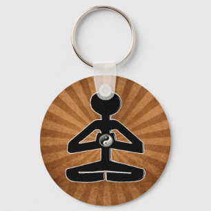 PORTE-CLÉS YOGA YIN YANG DE MÉDITATION