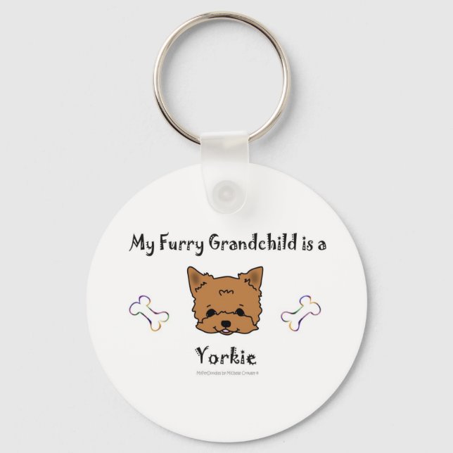 Porte-clés Yorkie (Recto)