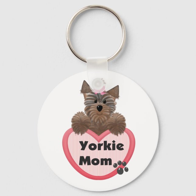 Porte-clés Yorkie Maman (Recto)