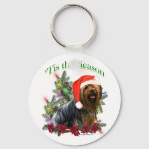 Porte-clés Yorkie 'Tis the Season Porte - clé