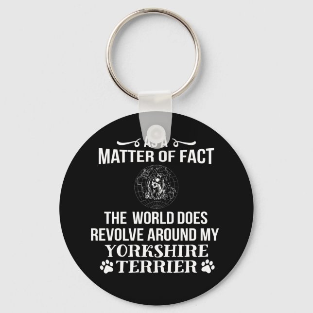 Porte-clés Yorkshire Terrier Lover (Recto)