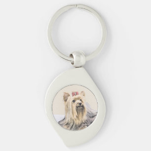 Porte-clés Yorkshire Terrier Peinture - Cute Original Chien A