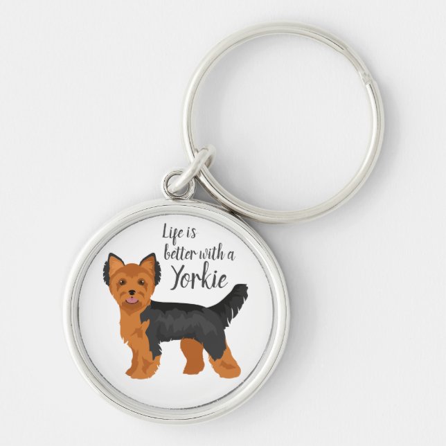 Porte-clés Yorkshire terrier. Yorkie (Devant)