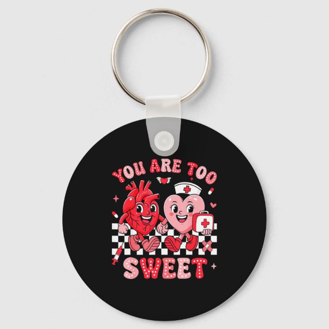 Porte-clés You Are Too Sweet Diabetes Awareness Insulin Valen (Recto)