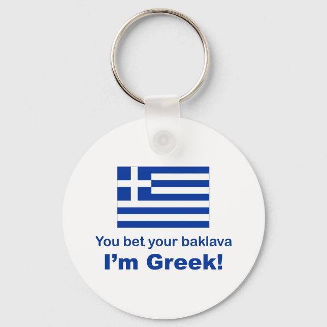 Porte-clés You Bet Your Baklava (Recto)