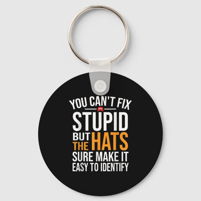 Porte-clés You Can't Fix Stud But The Hats Sure Make It Easy  (Recto)