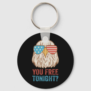 Porte-clés You Free Tonight Eagle Sungles Usa 4 Juillet Party