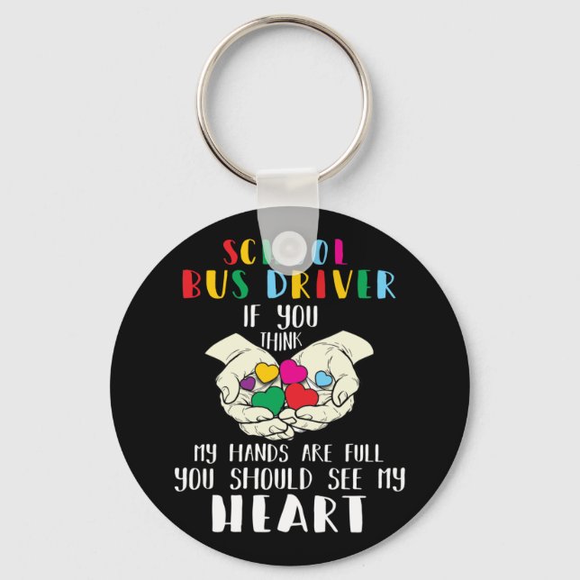 Porte-clés You Think My Hands Are Full (Recto)