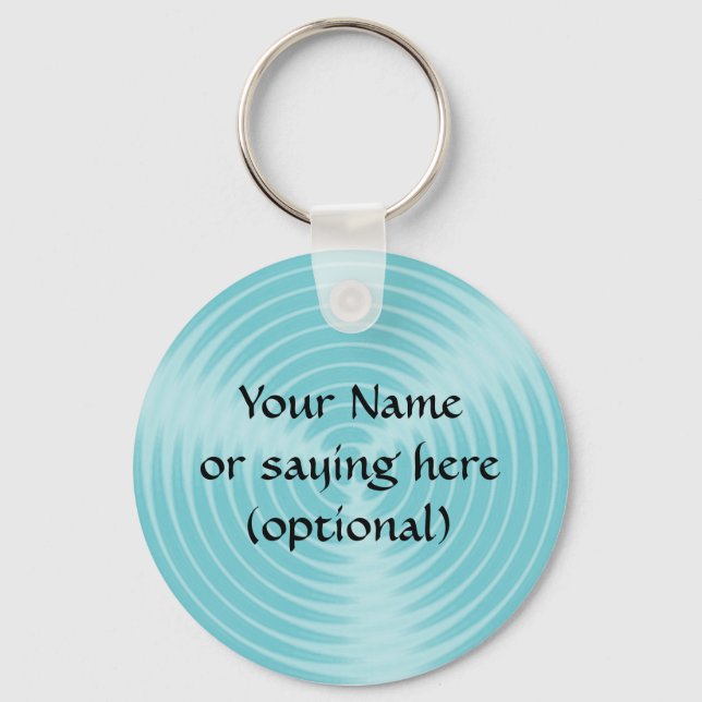 Porte-clés Your message here in blue - keychain (Recto)