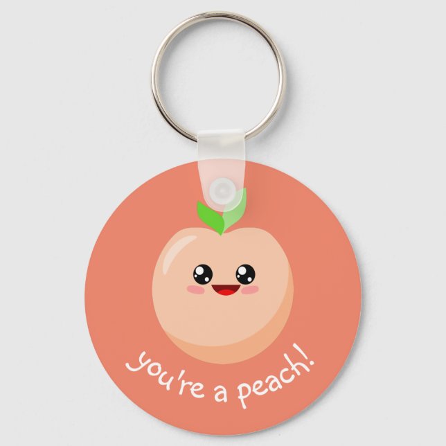 Porte-clés You're a peach ! (Recto)