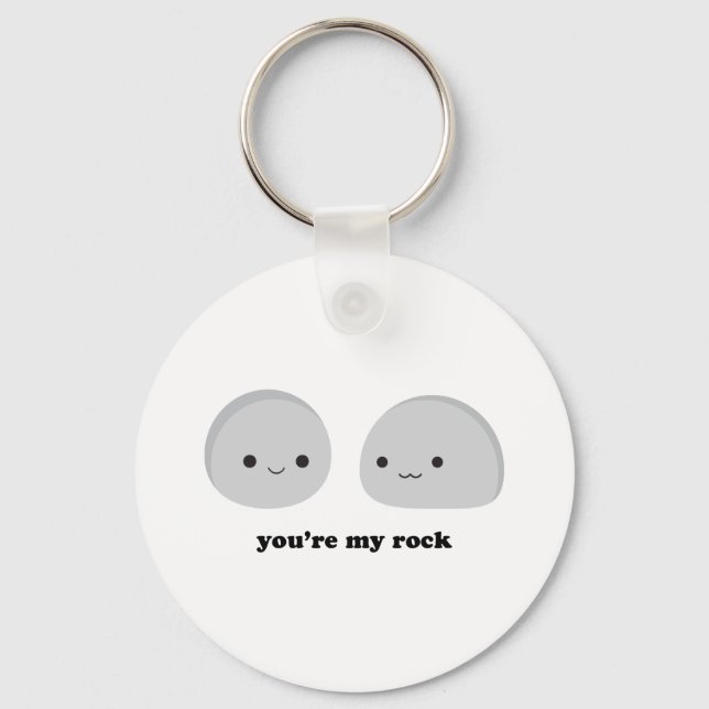Porte-clés You're My Rock (Recto)