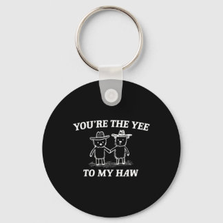 Porte-clés You're The Yee To My Haw Western Valentine Bear Co